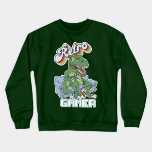 video gamer trex Crewneck Sweatshirt